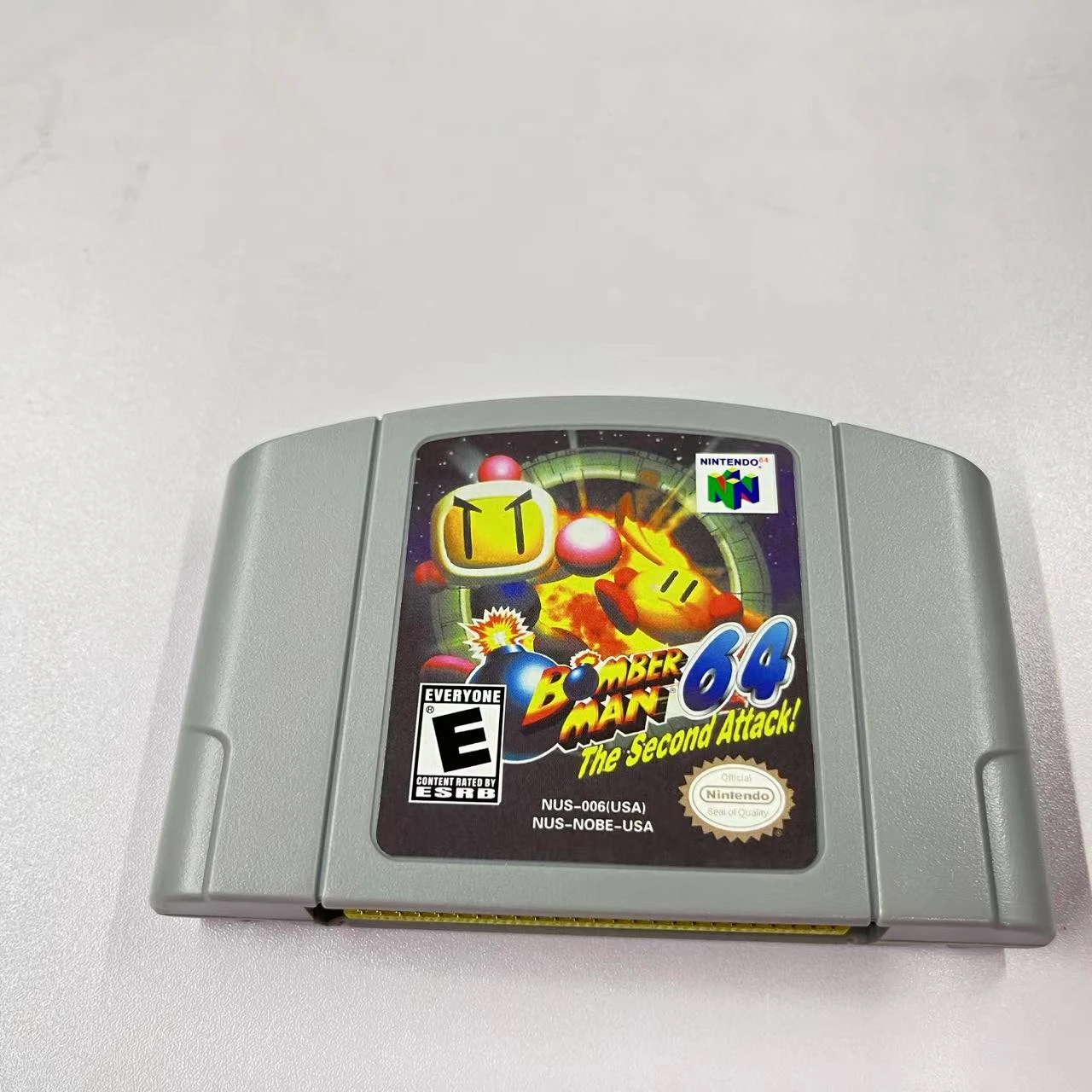 

Игровая карта N64 для Bomberman 64 The Second Attack, игровая консоль, картридж для видеоигр, версия США, 64-битный видеокартридж, подарок
