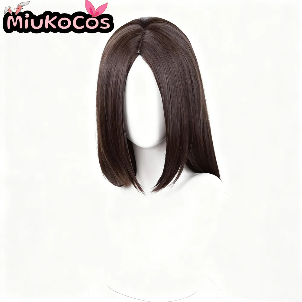 متوفر في المخزون شعر مستعار إرين ييغر التأثيري MiukoCosplay أنيمي هجوم على تيتان كوسبلاي