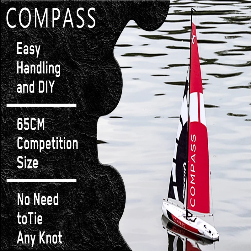 

New Olans 791-1 Competitive Diy Remote Control Sailboat Remote Control Toy Electric Remote Control High-Speed Sailboat Model Toy