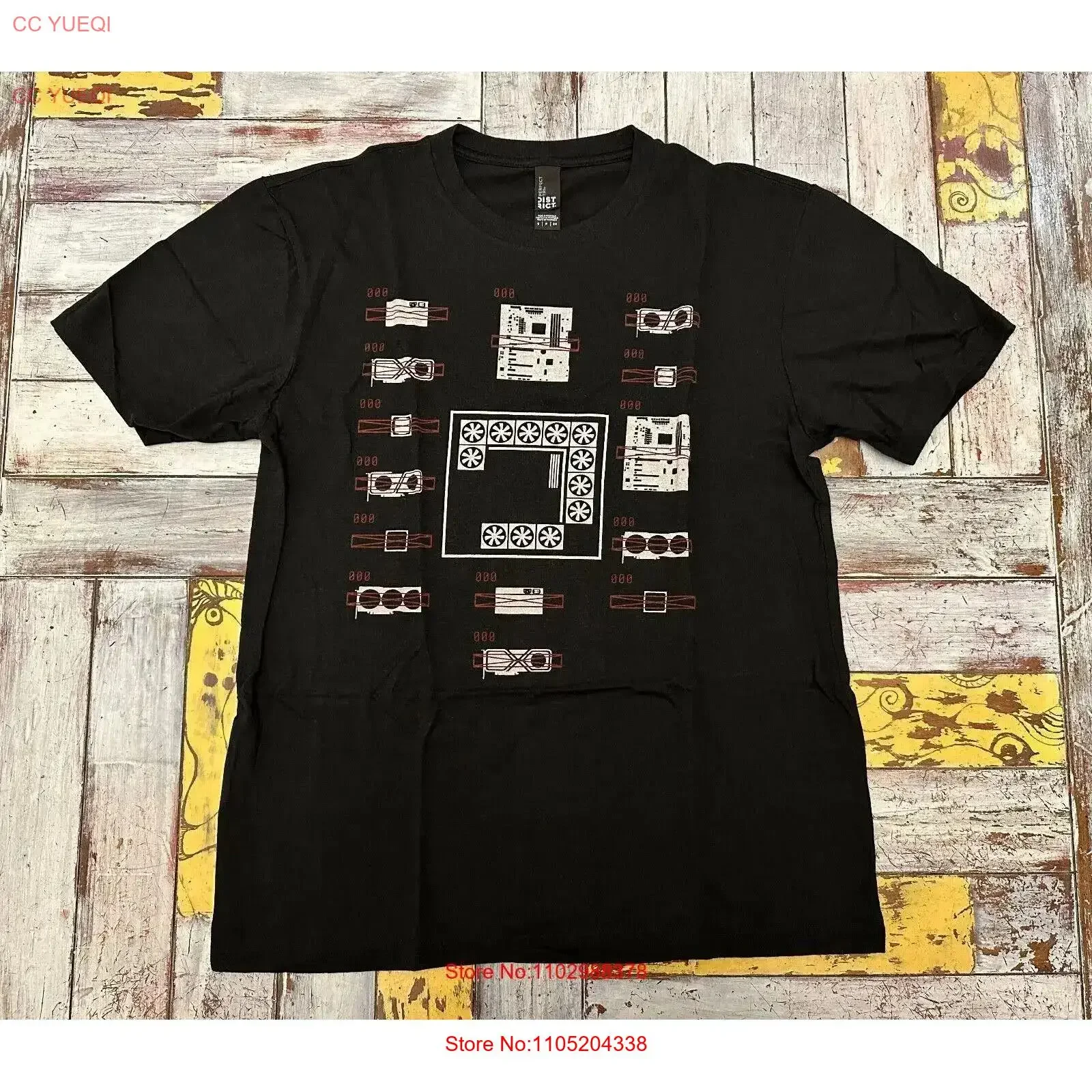 تي شيرت GamersNexus PC Shortage تي شيرت ثلاثي المزيج أسود صغير عتيق مغسول متعدد الاستخدامات مصمم ملابس علوية للارتداء اليومي