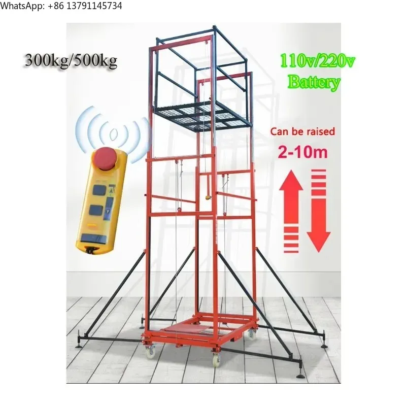 Electric Lifting Scaffolding Moving Folding Platform Building Construction Decoration Customizable