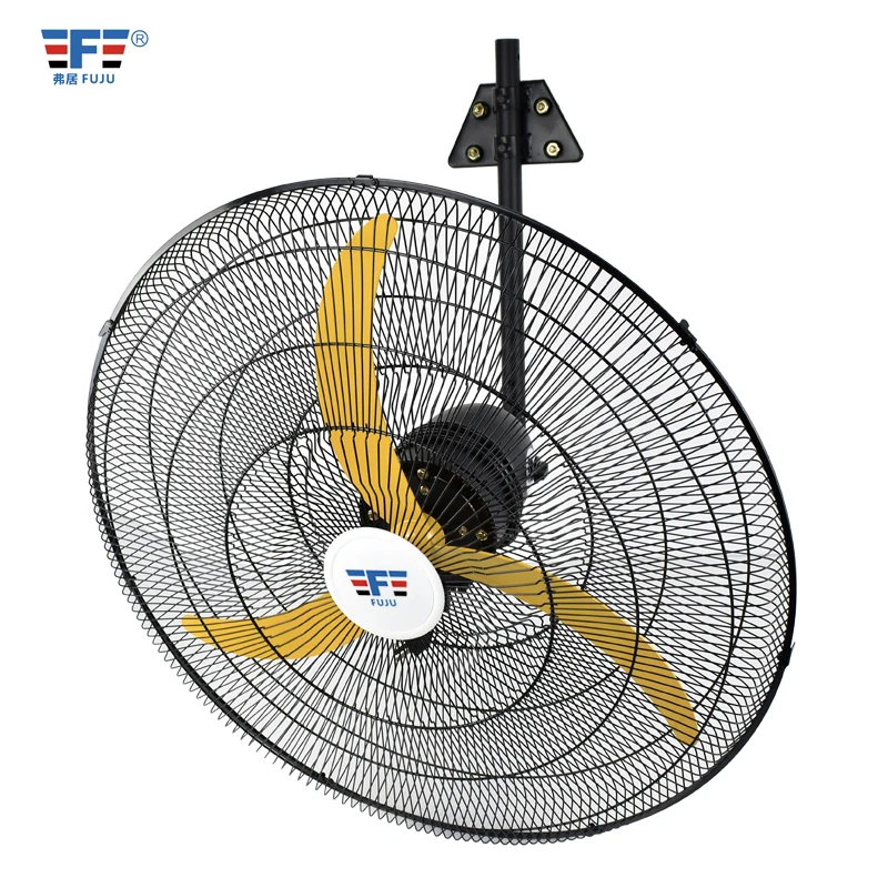 

30inch 220v Electric 4 Speed Oscillating 3 Blade Heavy Duty Commercial Metal Wall Mounted Fan