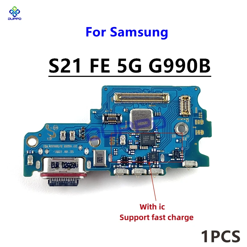 

Для Samsung Galaxy S21 FE 5G G990B USB зарядное устройство дополнительная плата док-станция для быстрой зарядки гибкий кабель