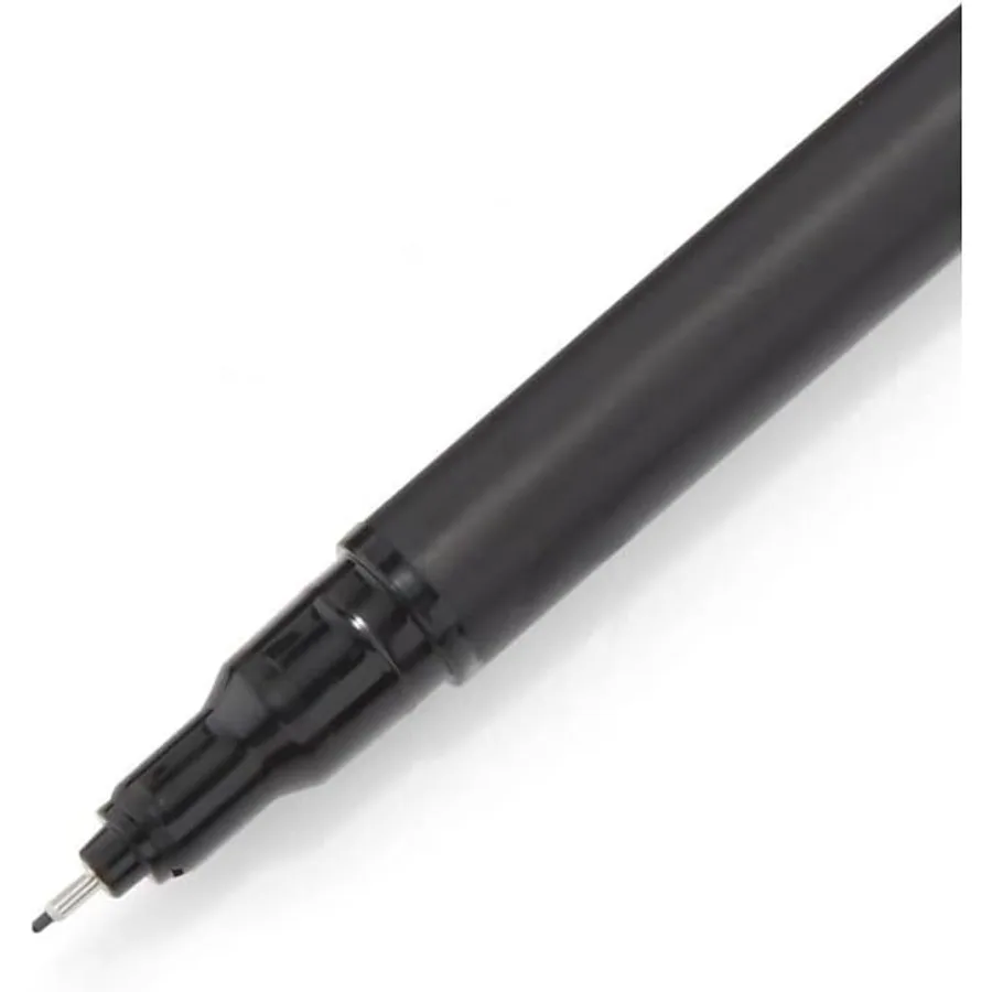 Spidol Felt Tip Sharpie Ujung Halus 0.4Mm untuk Jurnal, Menggambar Seni, dan Menulis Detail di Berbagai Permukaan Bla
