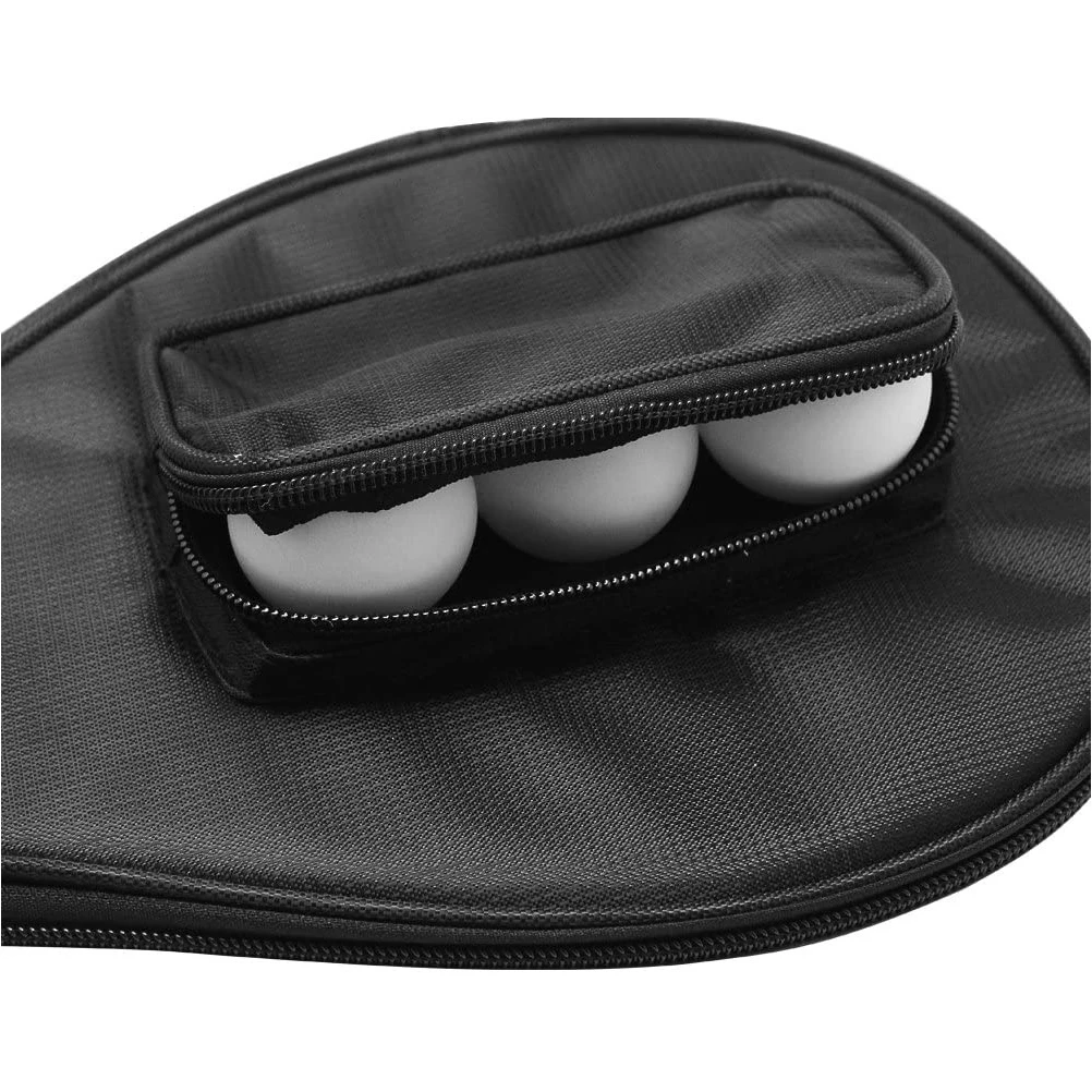 

Table Tennis Racket Bag Bat Storage Case Protective ganizing Fixed Oxford Cloth Lightweight Compact Design Durable Material