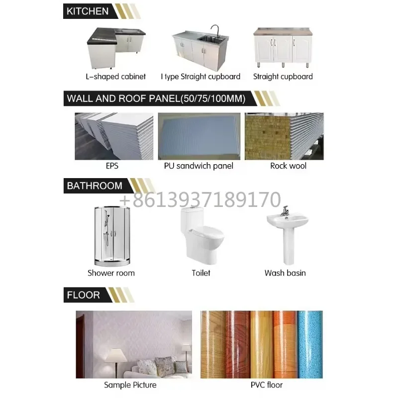 Homes Expandable Container Houses for Outdoor Use Prefab House Foldable Container House Prefab Homes