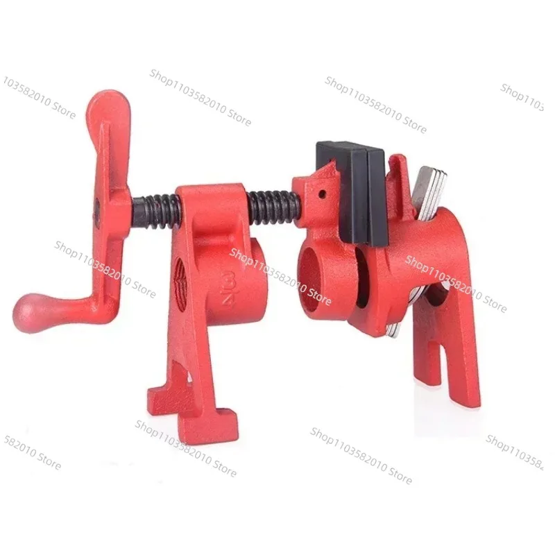 3/4 inch 1/2inch Heavy Duty Pipe Clamp Woodworking Wood Gluing Pipe Clamp  Pipe Clamp Fixture Carpenter Woodworking Tools