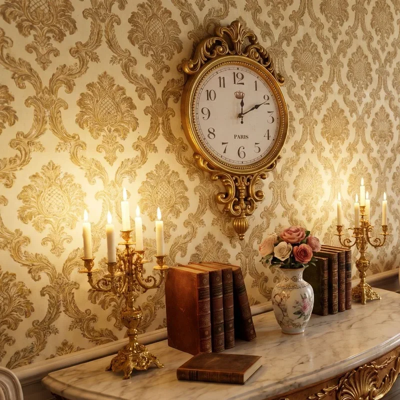 Nordic Interior Wall Clock Wood Mechanism Silent Clock Vintage Retro Stylish Watches Aesthetic Decorative Living Room Decoration