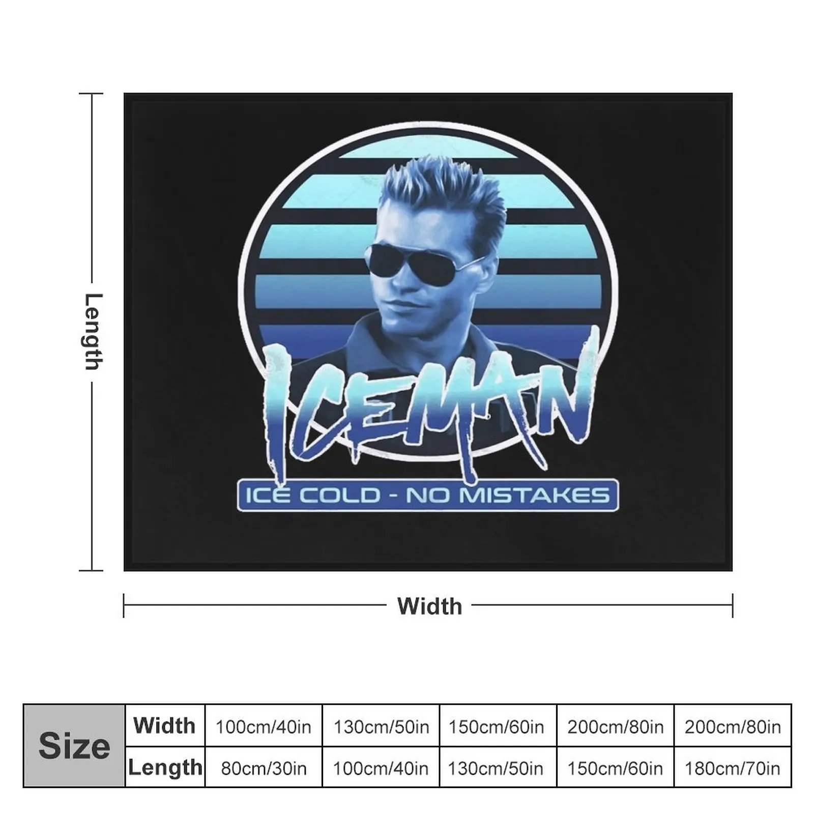 Iceman Throw Blanket valentine gift ideas Bed covers Blankets