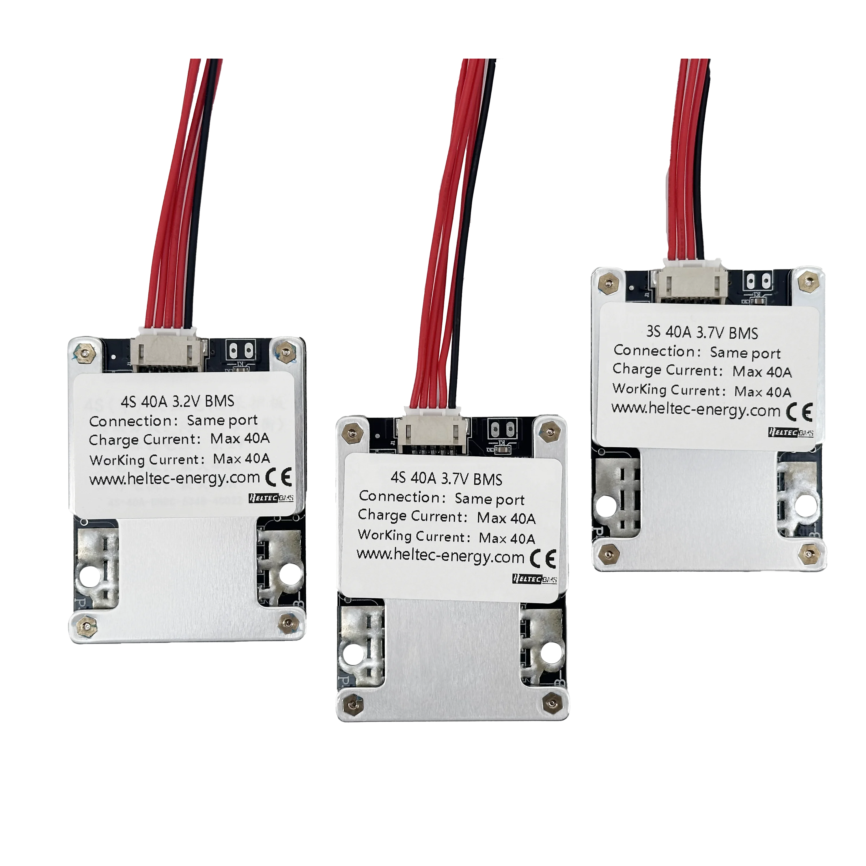 Heltecbms 3S 4S 40A 80A 120A Płytka zabezpieczająca akumulatory litowo-jonowe i LiFePO4 3,2V 3,7V BMS18650 z funkcją balansowania do magazynowania energii — zdjęcie produktu 3