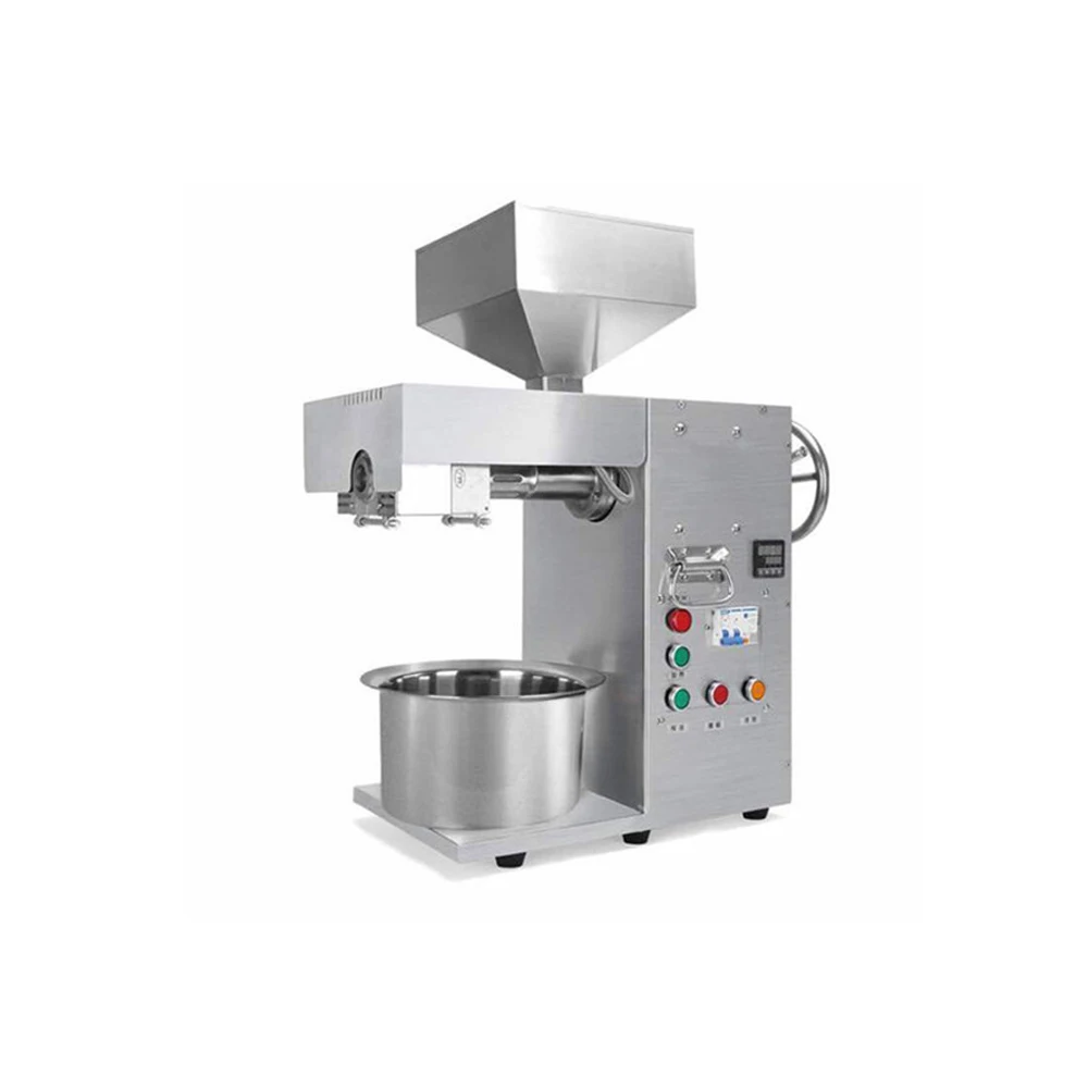 

Commercial stainless steel cold hot press sesame peanut rape seed oil press machine