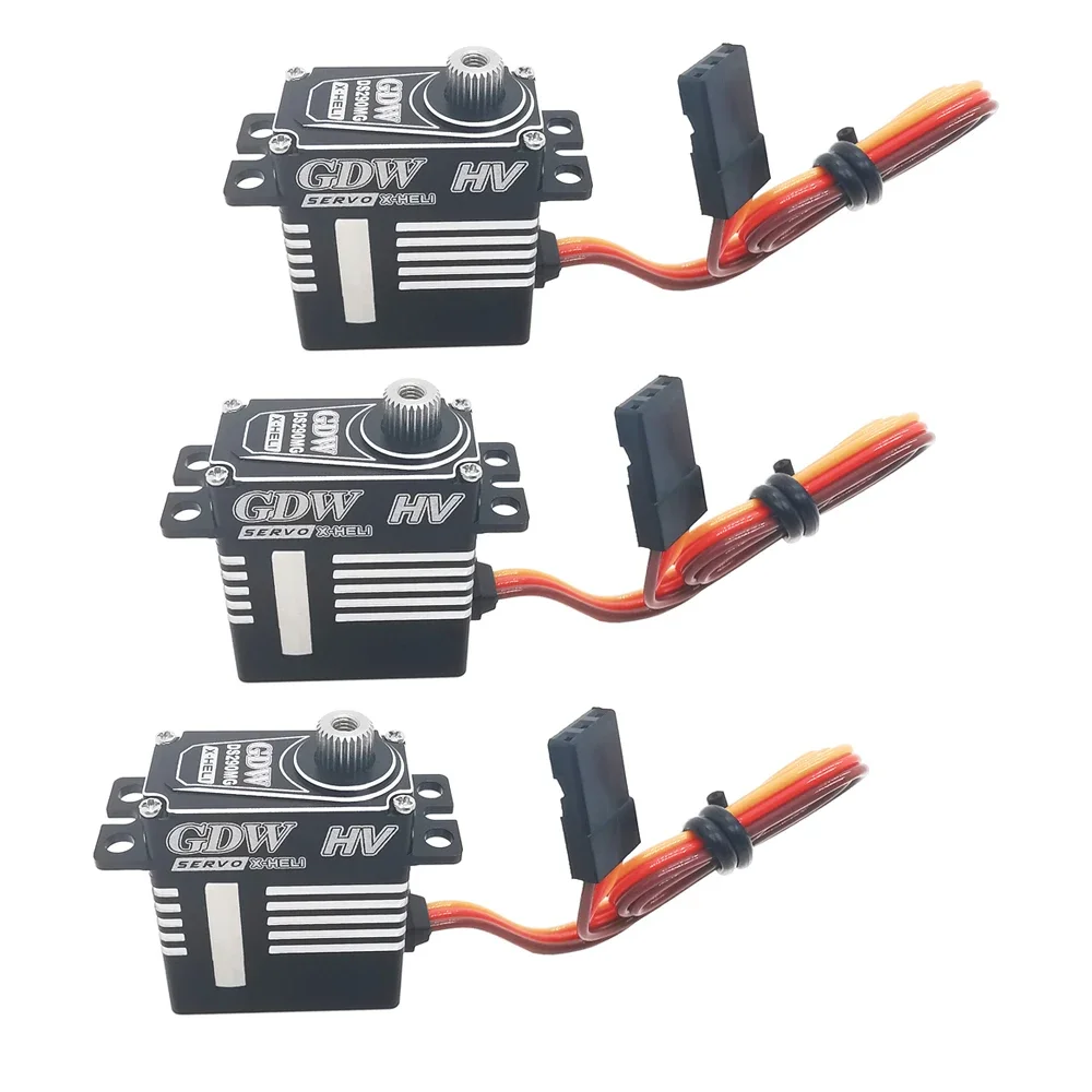 SkyDEl1/3PCS Digital Coreless Servo GDW DS290MG / DS296X / DS298MG 9.1KG HV For 30E Fixed Wing Turbojet Glider RC Airplane