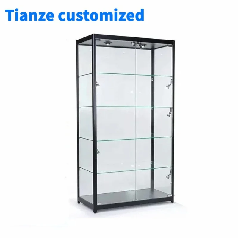 

(customized)Sunglass Shop Glass Hot Sales Display With LED Customized Light Showcase