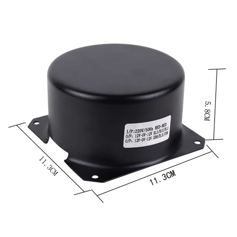 300W grouting black shielded cow cover pure copper amplifier toroidal transformer dual 15 dual 38 dual 24 dual 12 multi-group 30