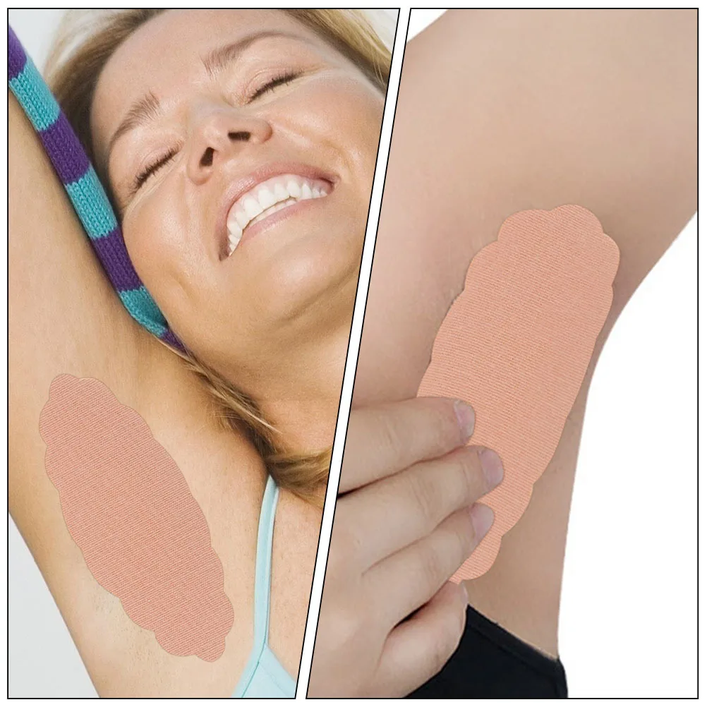 

Cotton Underarm Sweat Pad Self-Adhesive Armpit Shield for Men and Women Breathable Sweat Absorbing Sticker Summer Daily