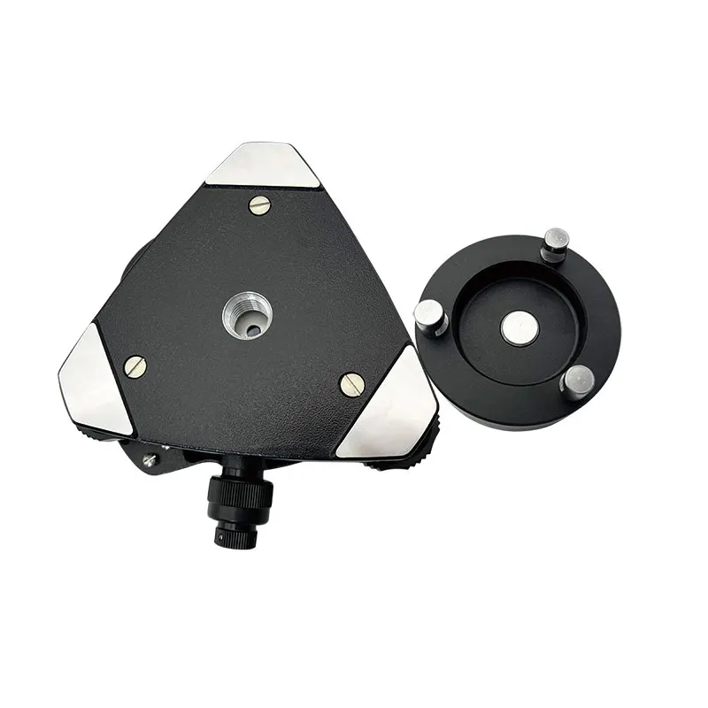 Black Tribrach With Optical Plummet & GPS Tribrach Adapter Carrier With 5/8\