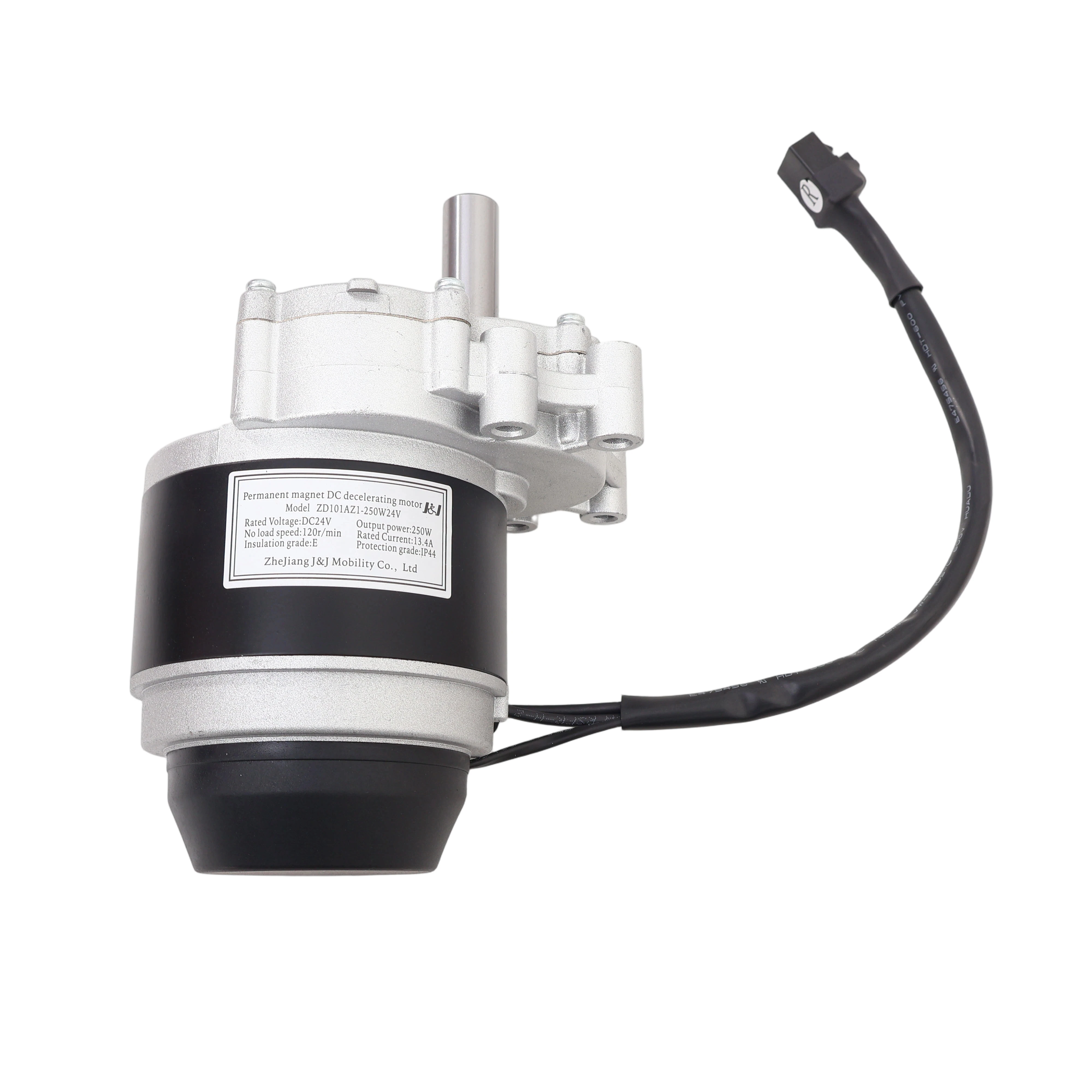24V 250W 120RPM Brushed DC Gear Motor With Internal Thread For Wheelchair Drive DJL00171111