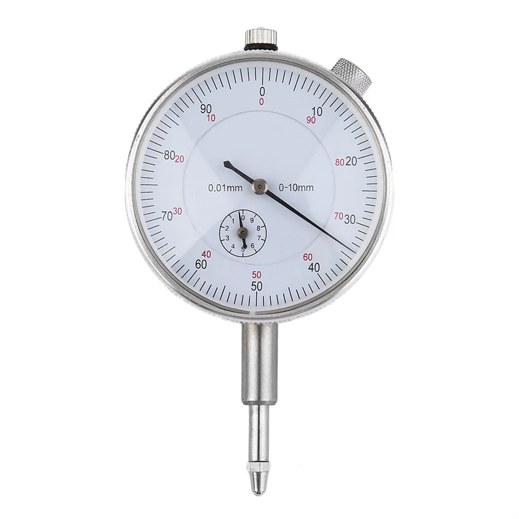 Dial Indicator Gauge Precision Tool 0-10mm Meter Precise 0.01 Resolution Concentricity Test High Quality Professional Tools