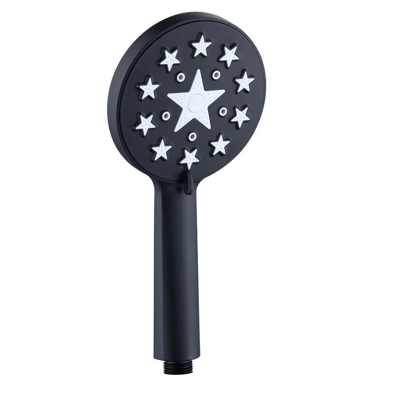 

New 6 Modes Shower Head Big Panel 12cm High Pressure Adjustable Showerheads Water Saving Spray Nozzle Bathroom Accessories