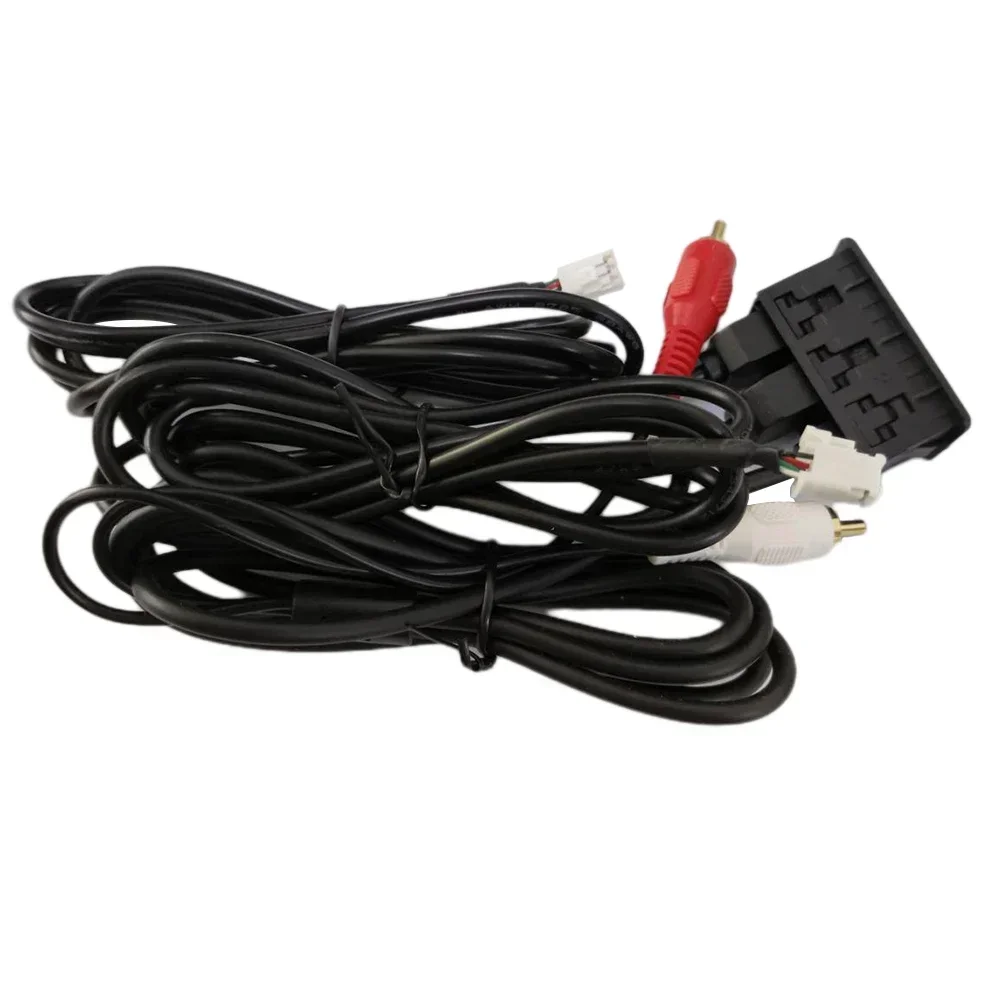 Car AN Navigation Machine 4 Pin 6 Pin Change USB+TYPE-C+RCA Audio Input AUX Port Panel Interface Extension Cable Adapter Panel