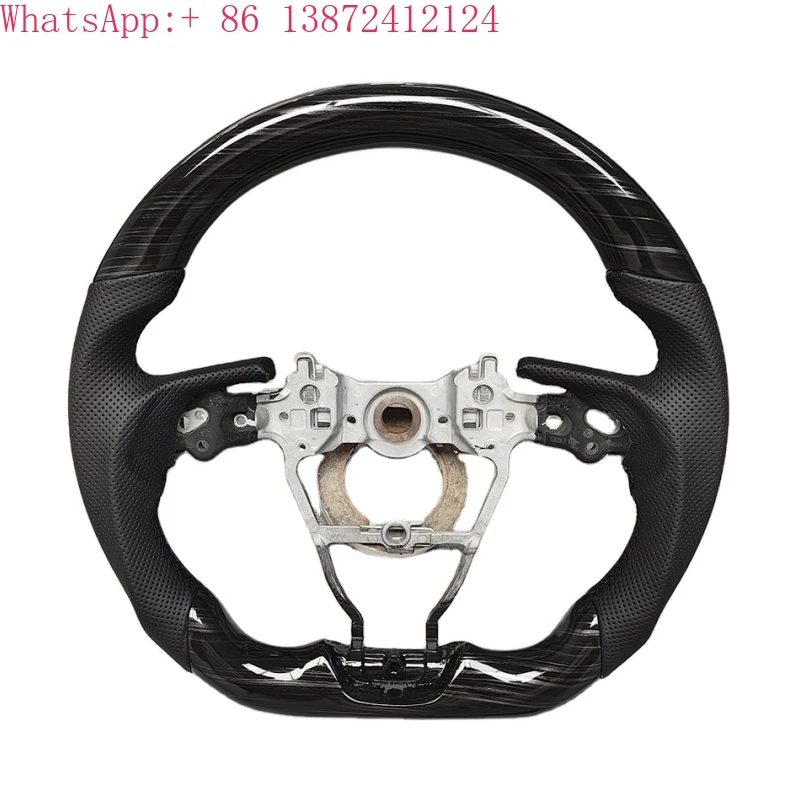

2024 Hot Sale Toyota Camry Real Carbon Fiber Steering Wheel Perforated Leather Customized Sport Steering Wheel
