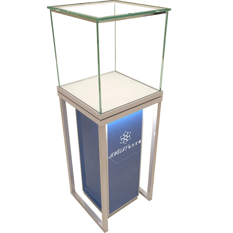 

New high-end boutique display cabinet, jewelry counter glass sample display cabinet, wine ca binet, aluminum alloy display cabin