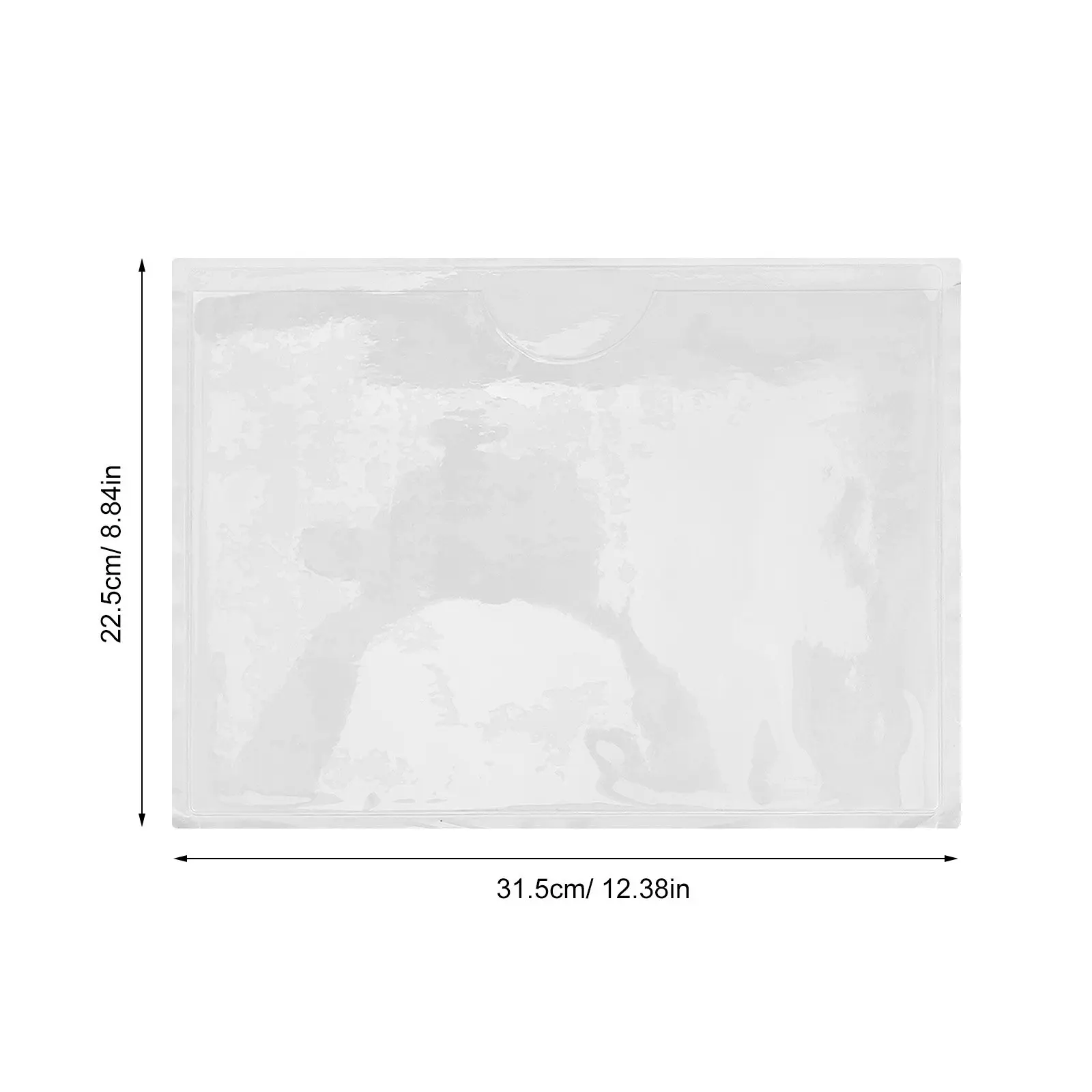 10Pcs Clear Shipping Label Sleeves Self-Adhesive PVC Card Holders Waterproof Packaging Protector Envelopes for Mailing Shipping