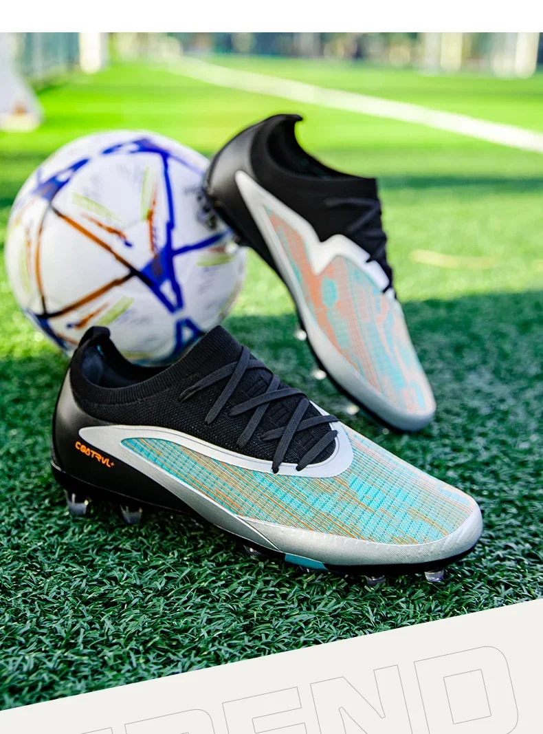 Neue Männer Fußball Schuhe Sport Stollen Erwachsene Atmungsaktive Rutschfeste Fußball Stiefel Outdoor Lange Spikes Training Jungen Spiel Bequem – Detail 11
