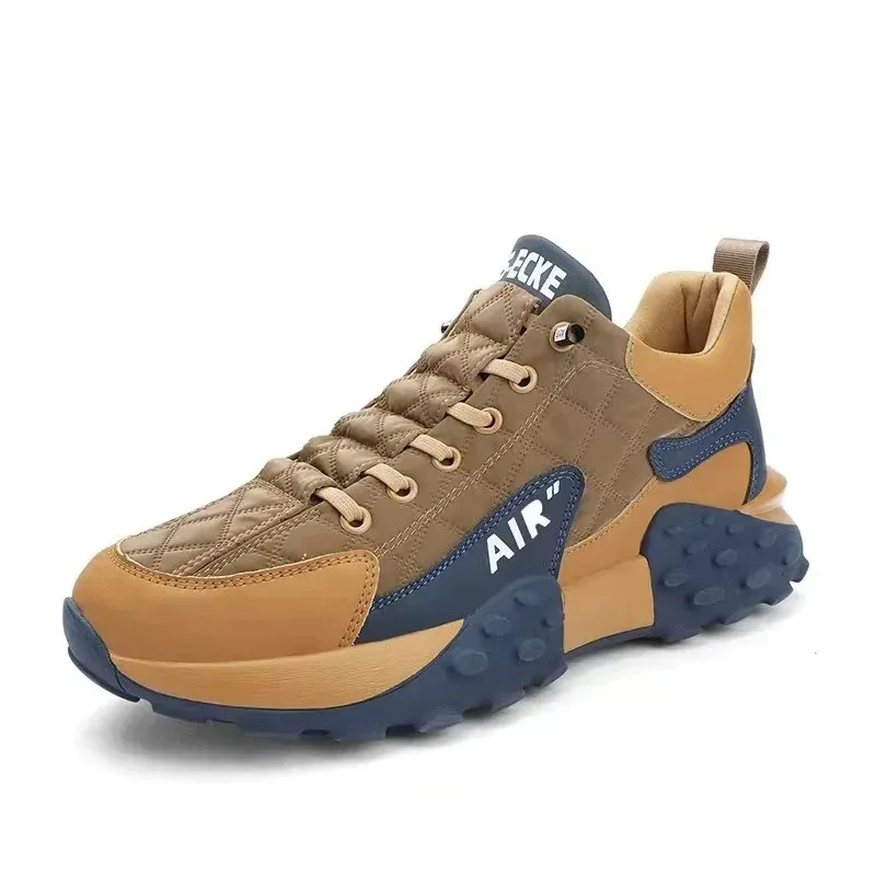 Chaussures de course confortables pour hommes, baskets pour papa, semelle épaisse, respirantes, coupe basse, chaussures de sport décontractées, saison printemps-automne