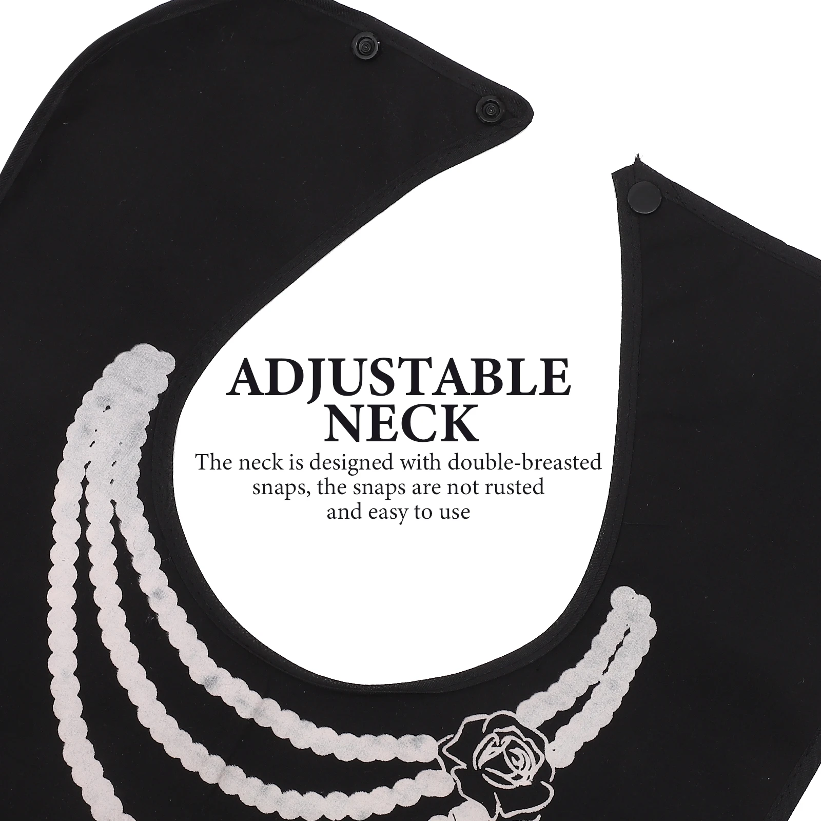

3pcs Waterproof Adjustable Bibs Adult Large Reusable Washable Eating Bib For Women Senior Disabled Clothing Protector Funny
