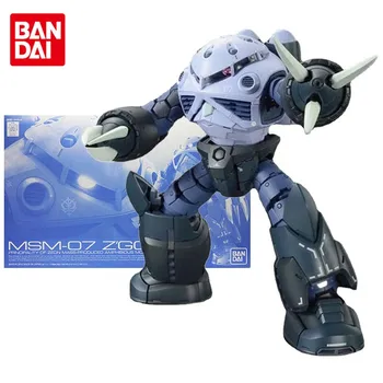 반다이 건담 모델 키트 애니메이션 피규어 PB Limited RG 1/144 MSM-07 Z′Gok 정품 Gunpla 모델 애니메이션 액션 피겨 완구 어린이를위한 