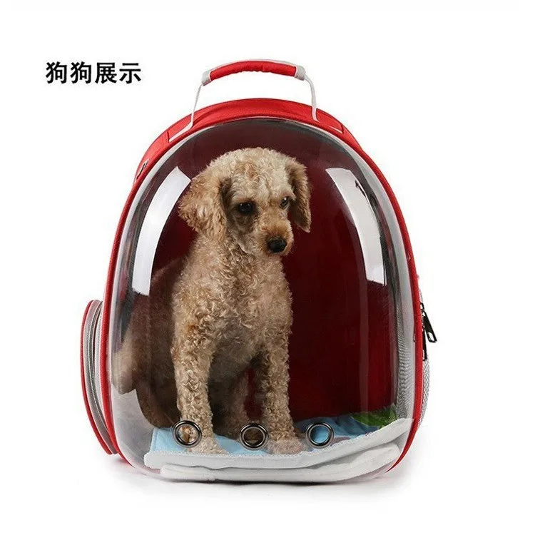 Mochila transportadora transpirable tipo cápsula para gatos y perros - imagen 2