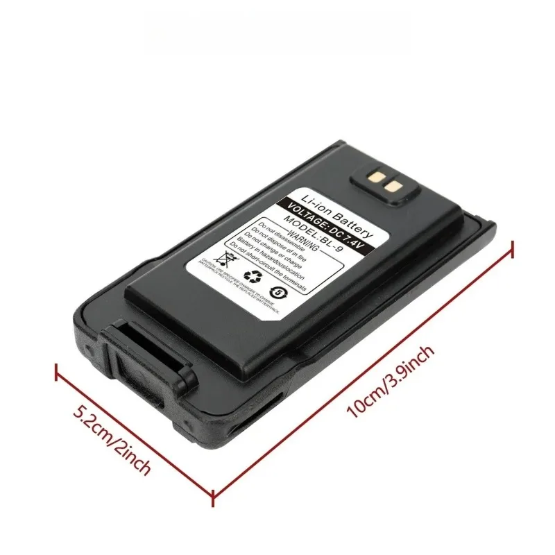 ل Baofeng UV-9R Pro 7.4 فولت بطارية ليثيوم أيون IP68 دعم نوع-C تهمة ل GMRS-9R ​ ​ ​ ​ ​ ​ ​ اسلكية تخاطب BL-9 بلس