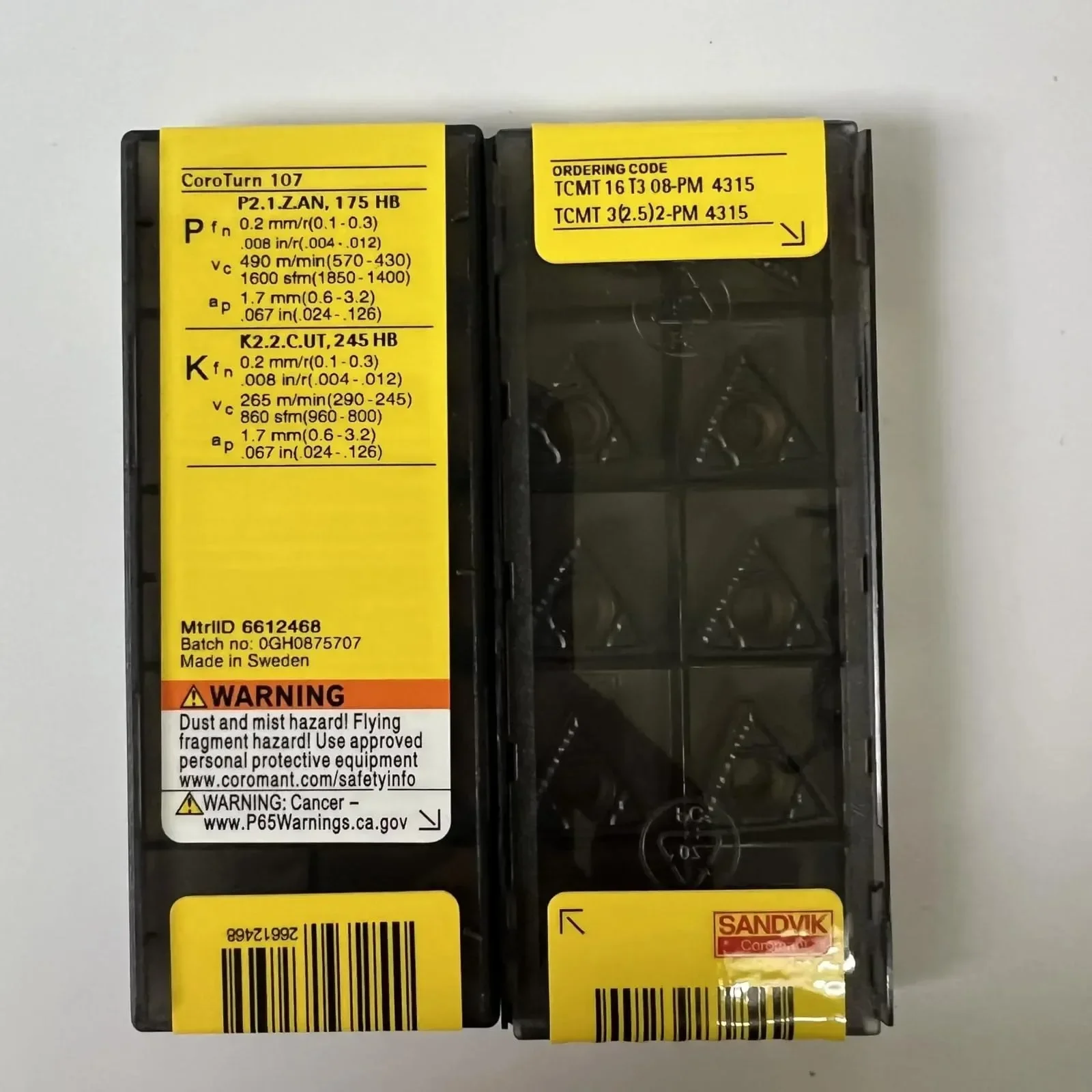 

SANDVIK-Coromant / TCMT16T308-PM 4315 10 шт.