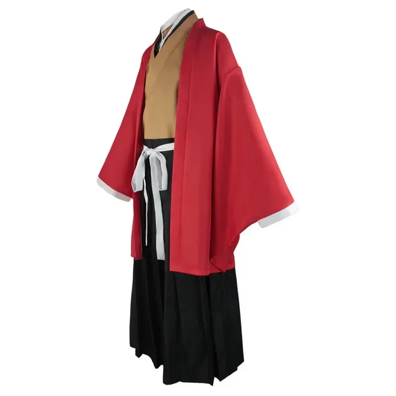 SN88 Anime Tsugikuni Yoriichi Cosplay Costume Adult Men Red Kimono Set Halloween Carnival Cosplay Costume Cosplay % #2 @