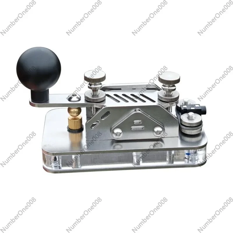 Morse Code Manual Telegraph Key, CW Straight Key for Computer Learning, Shortwave Radio Transmitter Practice Key
