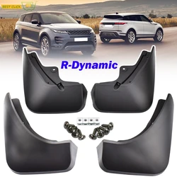 Set Molded Mud Flaps For Range Rover Evoque L551 2019 2020 2021 Mudflaps Splash Guards Flap Front Rear Mudguards Fender