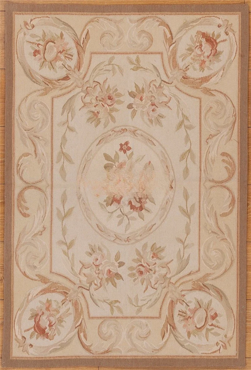 Carpet 100% wool hand-woven baroque style corridor strip decoration