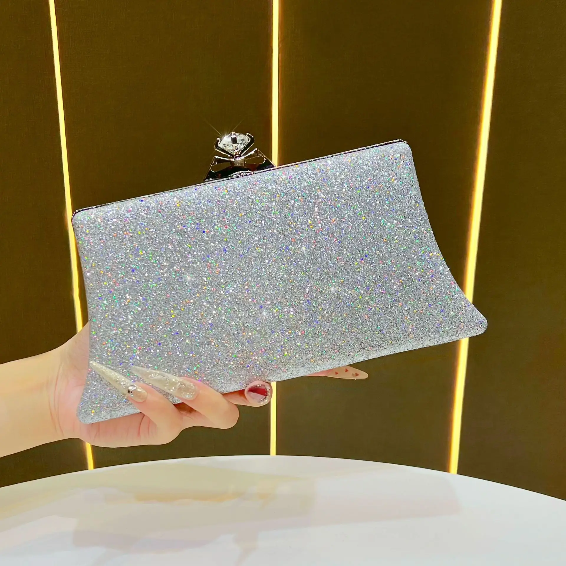 حقيبة يد المشاهير الراقية، مزاج الموضة، حقيبة العشاء، حقيبة الكتف رسول.