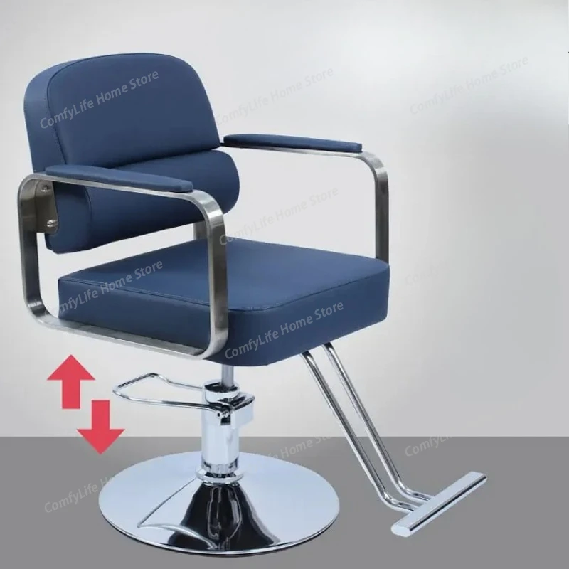 

Modern Adults Barber Chair Folding Single Beauty Vintage Barber Chair Comfortable Swivel Cadeira De Cabeleireiro Salon Furniture