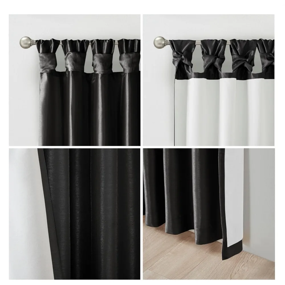 ألواح ستائر نافذة التعتيم 50 × 95 بوصة، إجمالي الظلام، عزل ثقيل، حماية من الأشعة فوق البنفسجية، تقليل الضوضاء، كفاءة في استخدام الطاقة،