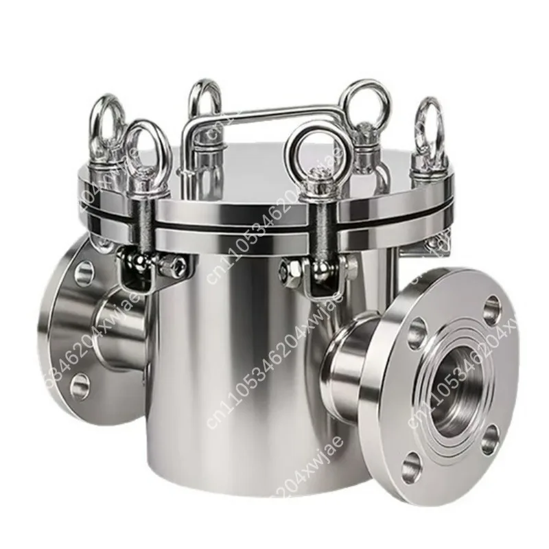 In-Line Magnetic Separator Stainless Steel Food Grade, with Self-Cleaning Design Industrial Magnet Filter