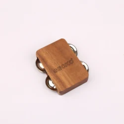 Wood Color Drum Companion Castanets Timber Cajon with Steel Jingles Castanets Box Drum Companion Percussion Accessories ﻿