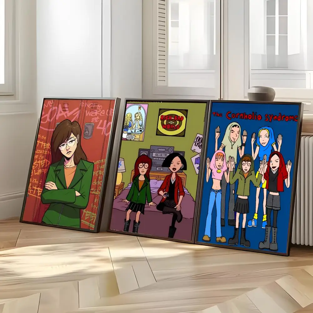 D-Daria American Comedy Anime Poster Distinct Home Decor Concepts Chic Indoor Art Pieces