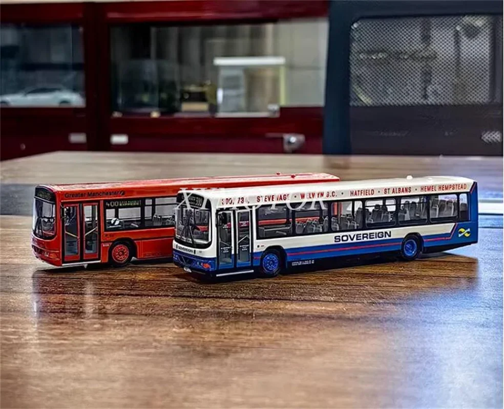 CORGI 1/76 For Volvo B10B London City Bus Diecast Model Bus Car Orange/Blue Toys Gifts Hobby Display Ornaments Collection