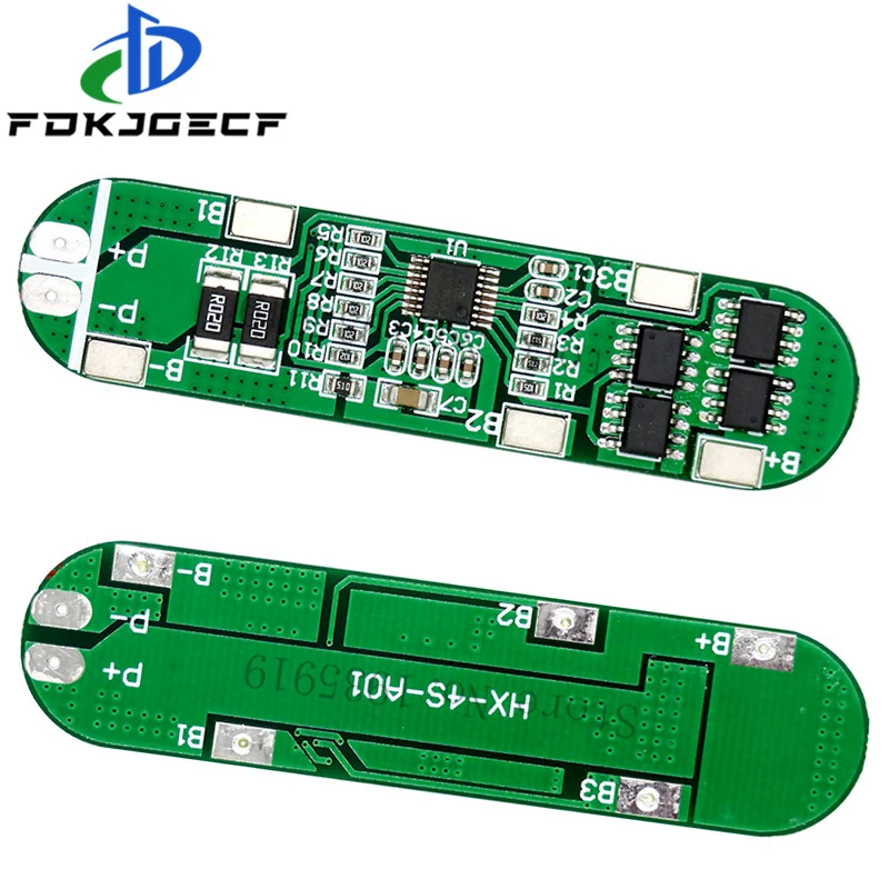 4S 12A 14.8V 16.8V 18650 Lithium Battery Protection Board 4 Cells Li-ion Lipo Polymer Charger Protection BMS/PCM/PCB Module