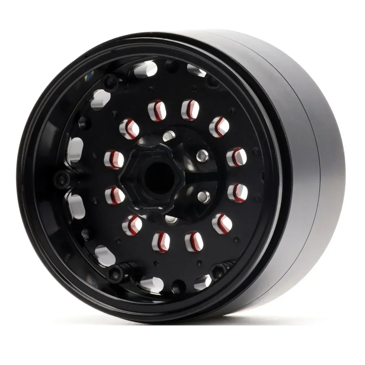 4 قطعة 2.2 -4/-14 مللي متر إزاحة عجلة سلبية حافة Beadlock محور سبيكة ثقيلة لسيارة RC 1/10 Traxxas TRX4 TRX6 محوري SCX10 II الشبح RR10 #3