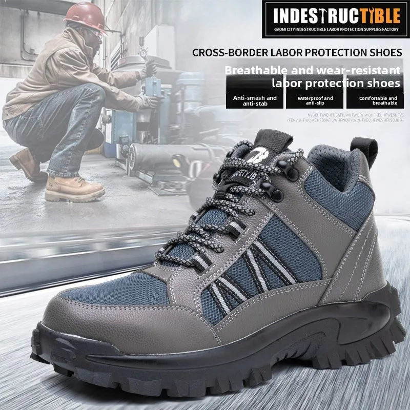 microfiber-leather-men's-high-top-labor-protection-shoes-abrasion-resistantnon-slip-work-shoes-steel-toe-cap