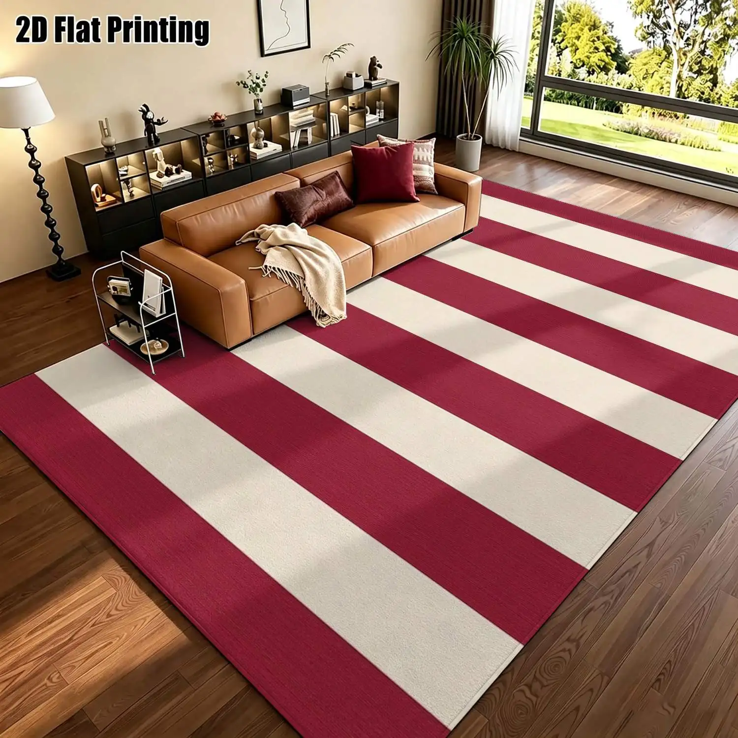 Dynamic Fluid Ripple Print Carpet Modern Abstract Large Space Area Rug for Living Room Trendy Apartment Floor Mat