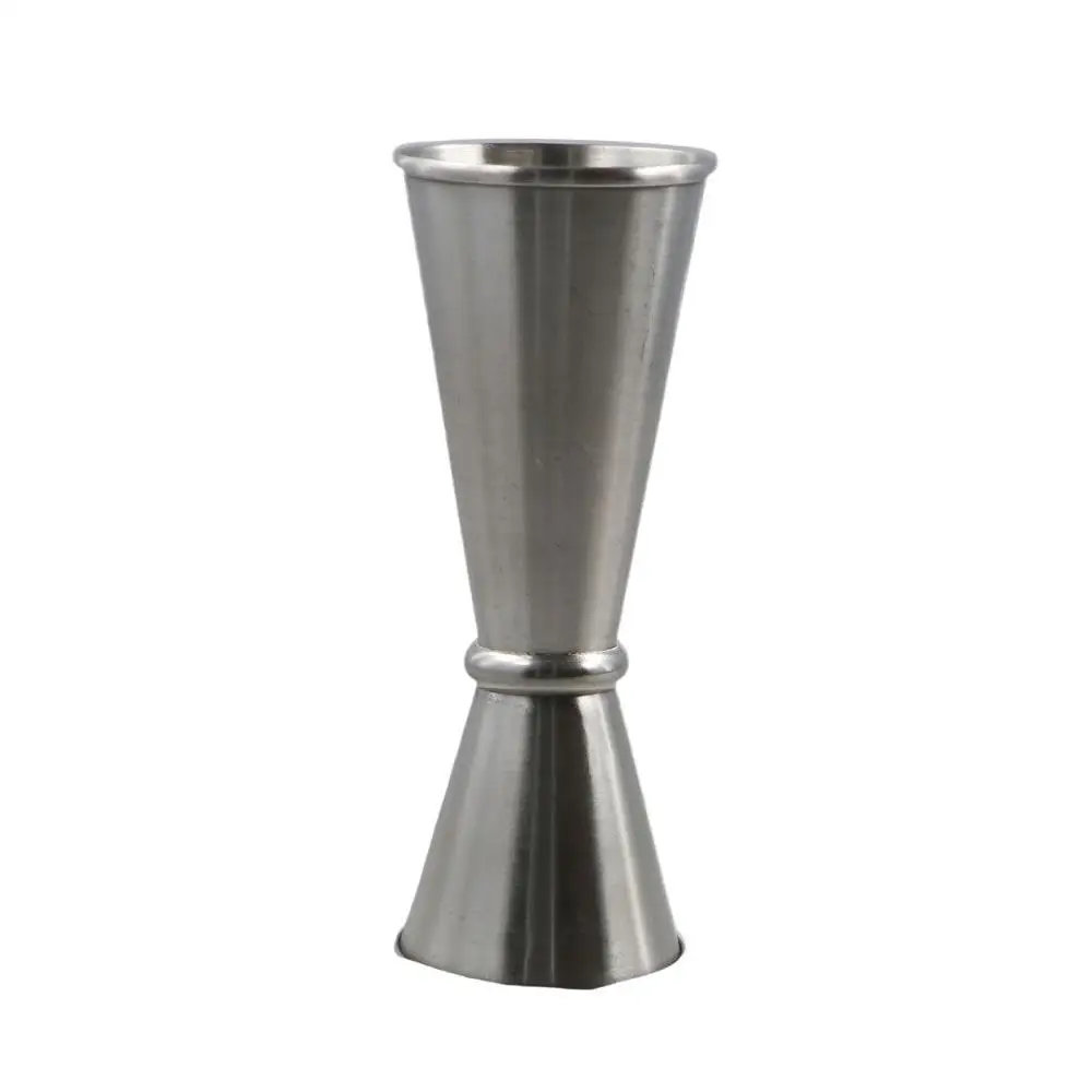 Dual Shot Stainless Steel Measuring Cups Rolled Cup Edge 15/30 25/50 20/40ml Cocktail Jigger Surface Smooth Polished Ounce Cup